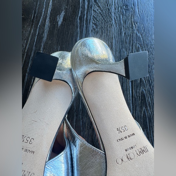 Jimmy Choo Women's Staz 70 Bow Slingback Pumps - Picture 8 of 9